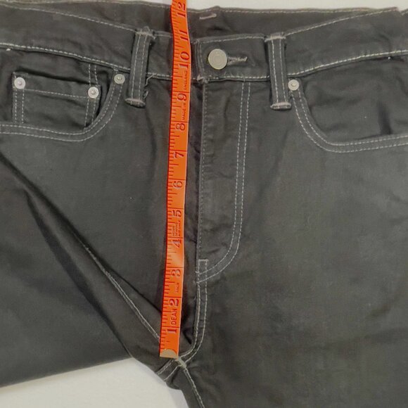 Levi's 522 Wedgie Style Black Capri Pedal Pusher Jeans Size 30 - Picture 6 of 14